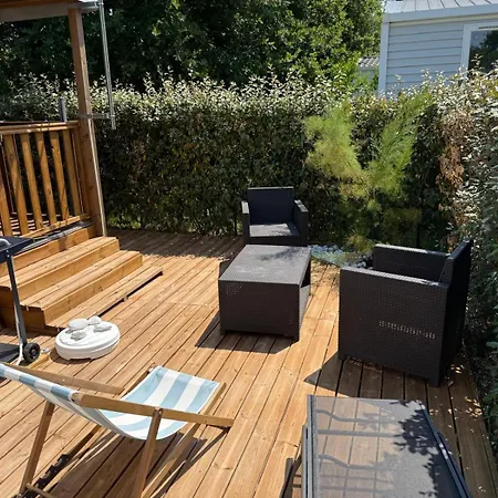 Joli Mobilhome 4 Personnes Proche Mimizan Océan Et Chalet Sainte-Eulalie-en-Born